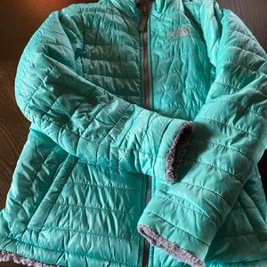 The North Face reversible coat for girls.